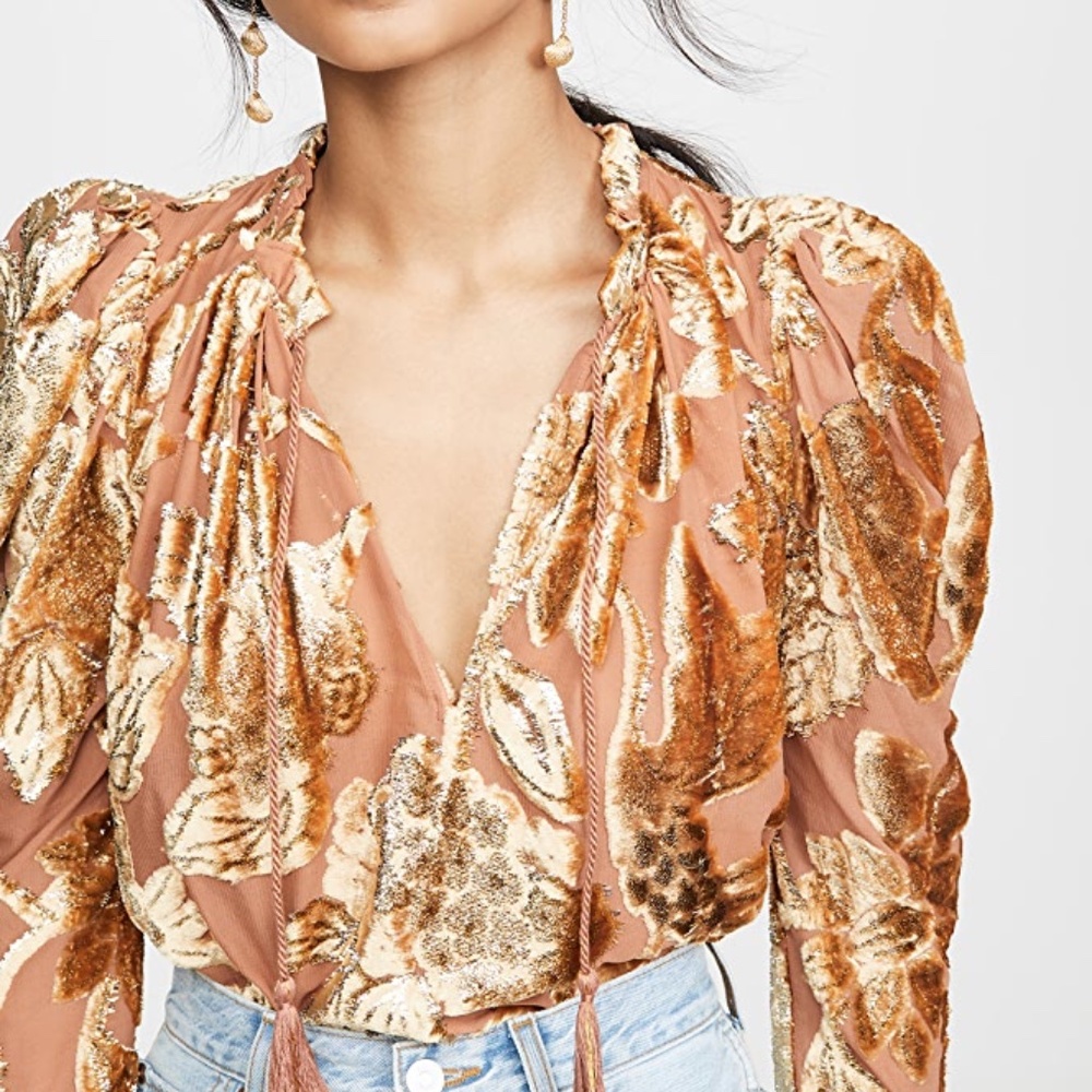 Ulla Johnson Camilla Velvet Blouse